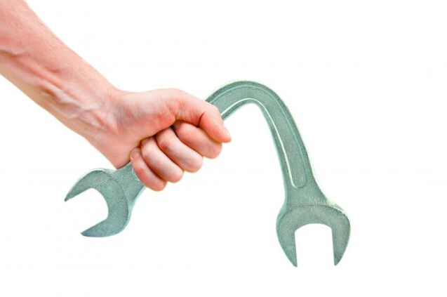 monkey wrench represents impotence after penis enlargement